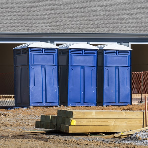 are there any restrictions on what items can be disposed of in the porta potties in Taylor